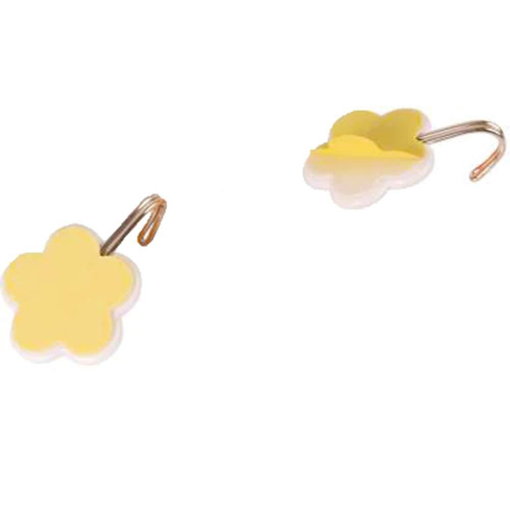 1113 Plastic Self-Adhesive Flower Shape Hooks (Pack of 5) - SkyShopy 1113 Plastic Self-Adhesive Flower Shape Hooks (Pack of 5) - SkyShopy